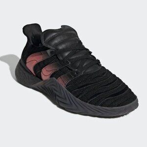 ADIDAS Sobakov Boost 2.0 Sneakers Athletic Shoes Black Orange EE5632 Size 6.5